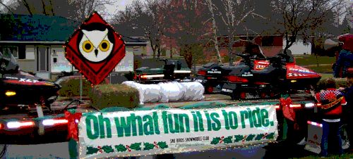 Christmas parade float